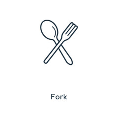fork icon vector