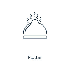 platter icon vector