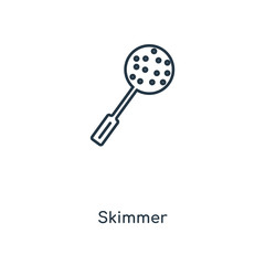 skimmer icon vector