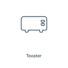Fototapeta premium toaster icon vector