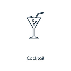 cocktail icon vector