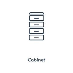 cabinet icon vector