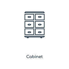 cabinet icon vector