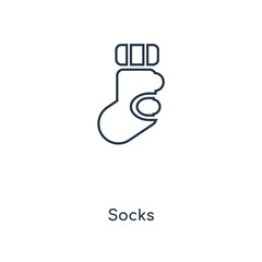 socks icon vector