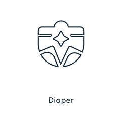 diaper icon vector