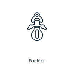 pacifier icon vector