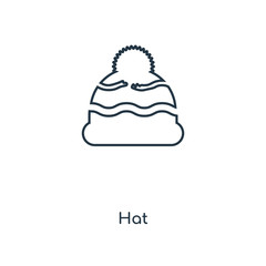 hat icon vector