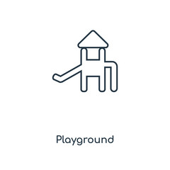 playground icon vector