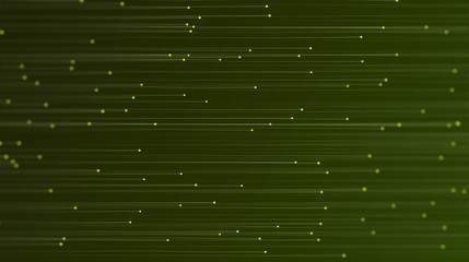 Abstract particles with tails and depth of field effect.