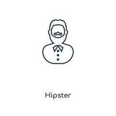 hipster icon vector