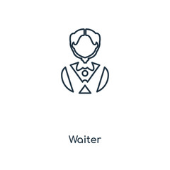 waiter icon vector