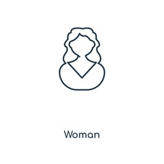 woman icon vector