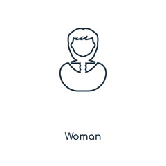 woman icon vector