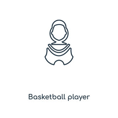 basketball player icon vector