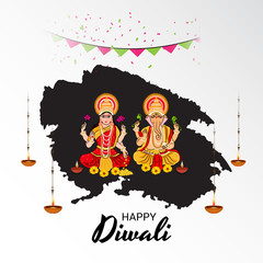 Indian Light Festival of Diwali Celebration.