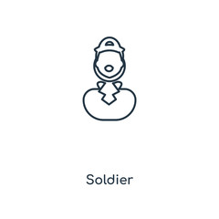 soldier icon vector