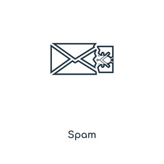 spam icon vector