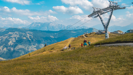 Beautiful alpine view at Zell am See - Zeller See - Salzburg - Austria