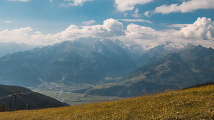 Beautiful alpine view at Zell am See - Zeller See - Salzburg - Austria