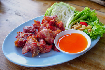 Thai Food,Fried Fermented Spare Ribs
