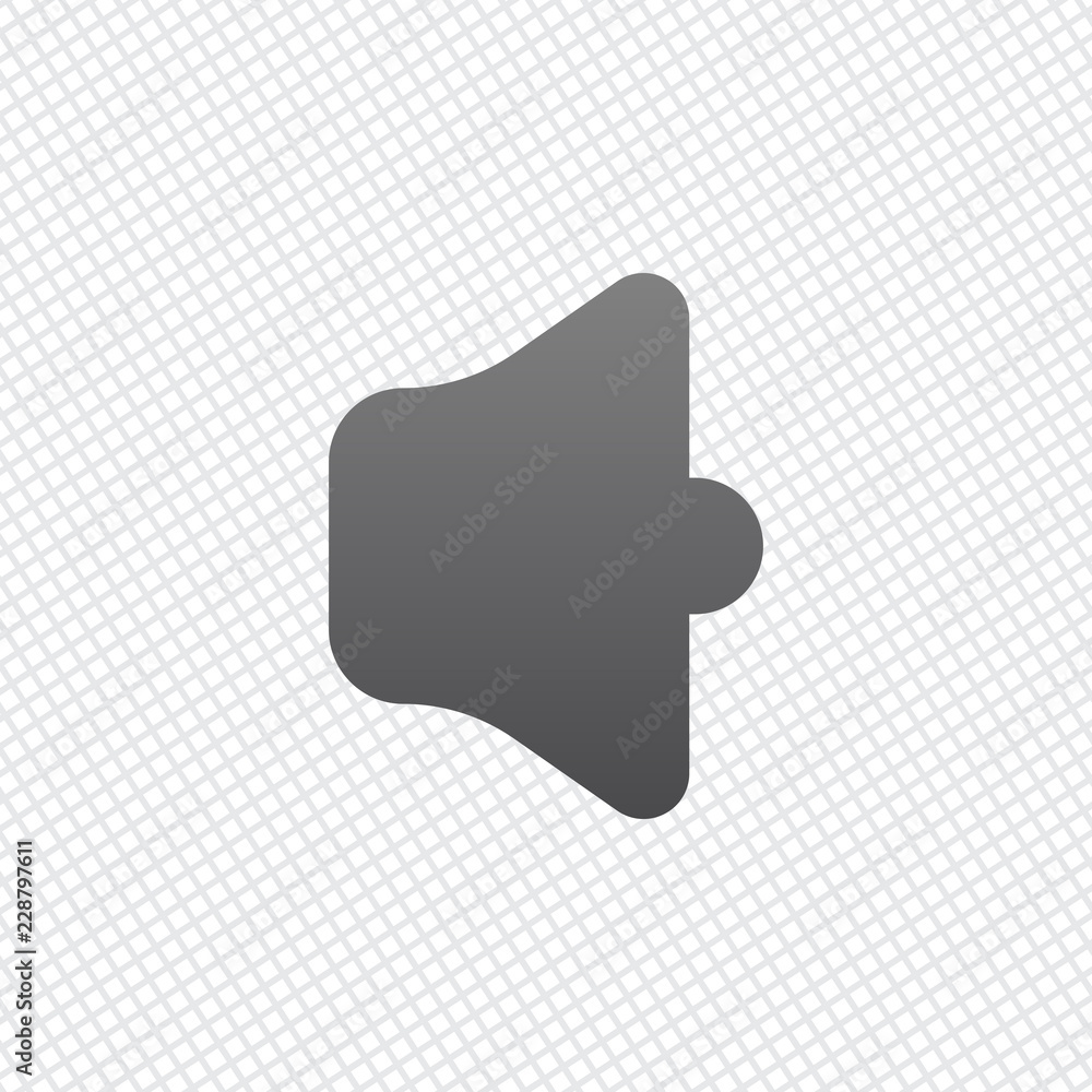 Poster simple volume max. on grid background