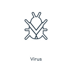 virus icon vector