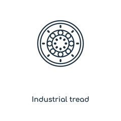 industrial tread icon vector