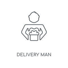delivery man icon