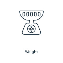 weight icon vector