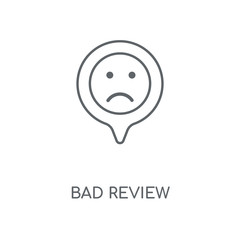 Fototapeta premium bad review icon