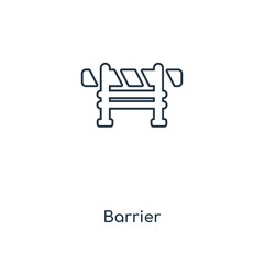barrier icon vector