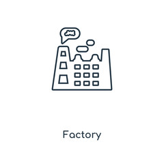 factory icon vector