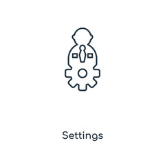 settings icon vector