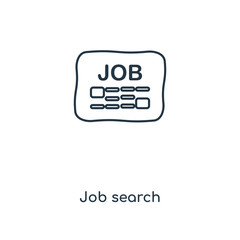 job search icon vector