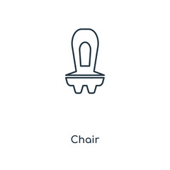 chair icon vector