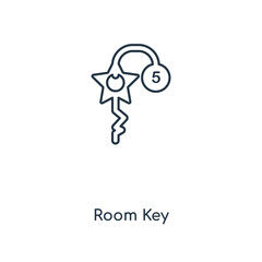 room key icon vector