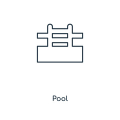 pool icon vector