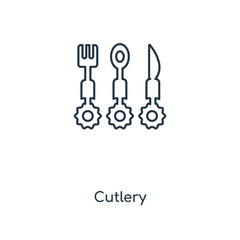 cutlery icon vector
