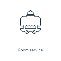 room service icon vector