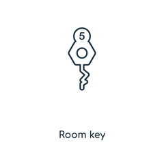 room key icon vector