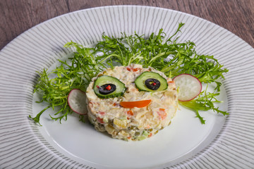 Kids menu - salad