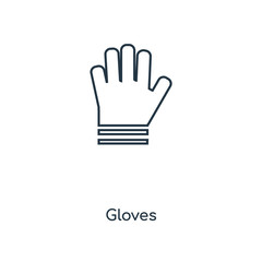 gloves icon vector