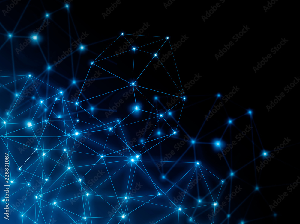 Poster technological background, internet concept of global business. internet connection, abstract of scie