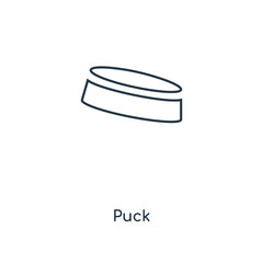 puck icon vector