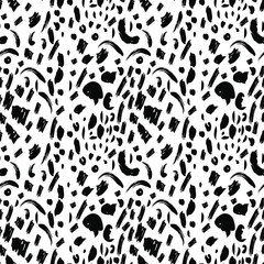 Hand Drawn Brush Strokes Background Texture 