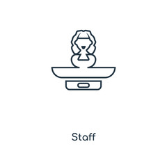 staff icon vector