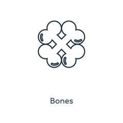 bones icon vector