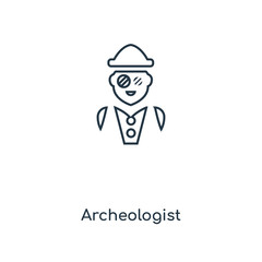 archeologist icon vector