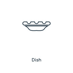 dish icon vector