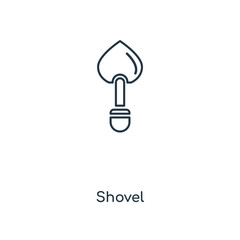 shovel icon vector